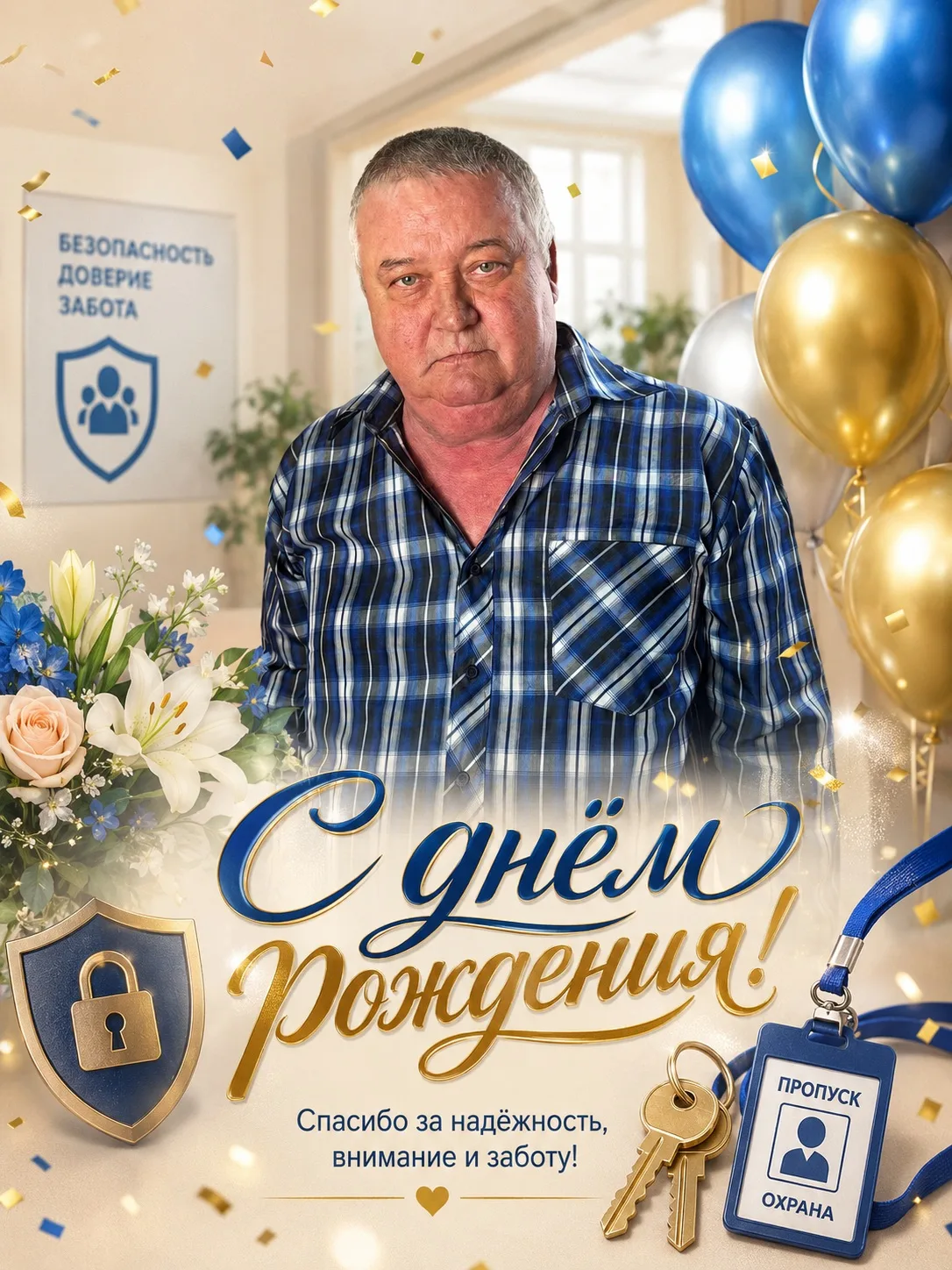 🎉 Поздравляем с днём рождения Горина Сергея Владимировича!