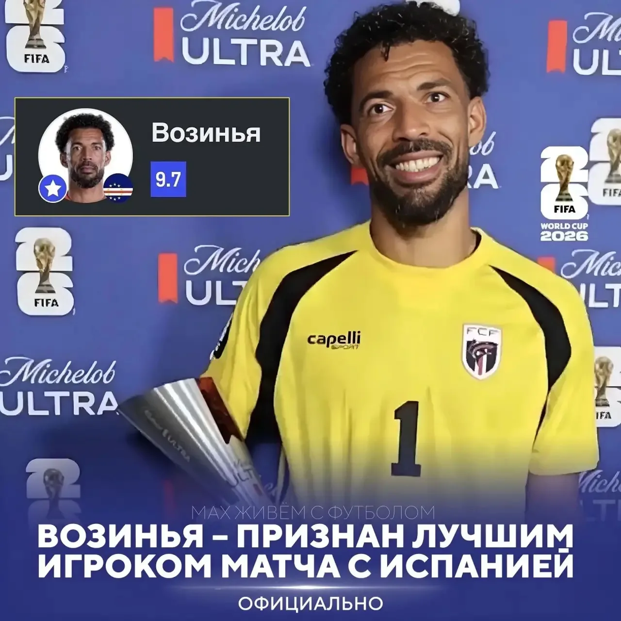 😎 Крутая история для 40-летнего кипера, браво! Возинья представляет «Шавеш» из второй лиги Португал
