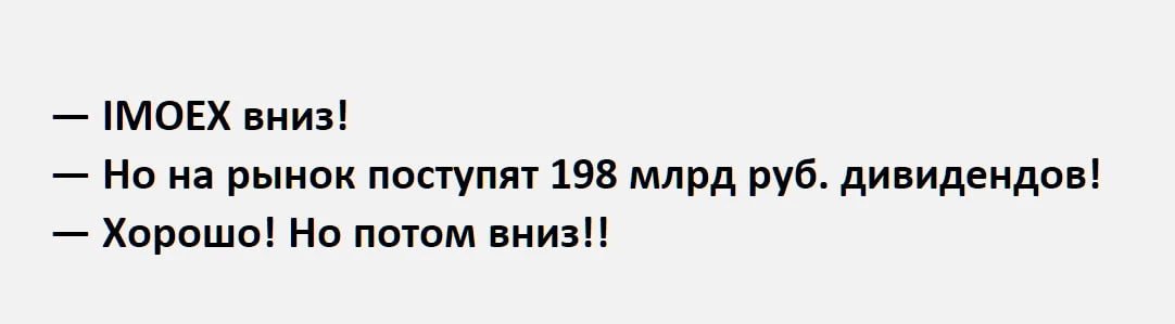 Когда волна дивидендов захлестнёт рынок акций?

Итак, если собрать основные отсечки июля 2026 года, 