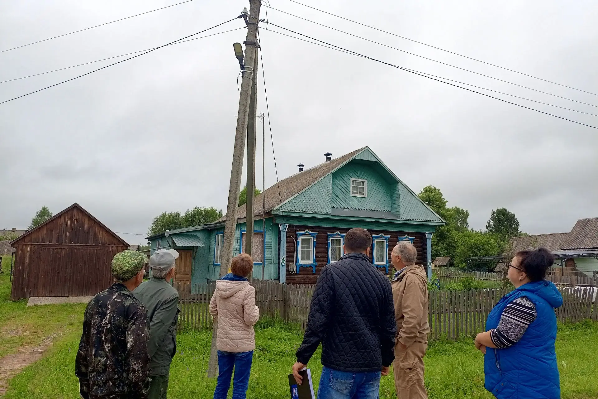 💡В селе Шилекша на улице Центральной завершены работы по устройству уличного освещения в рамках ном