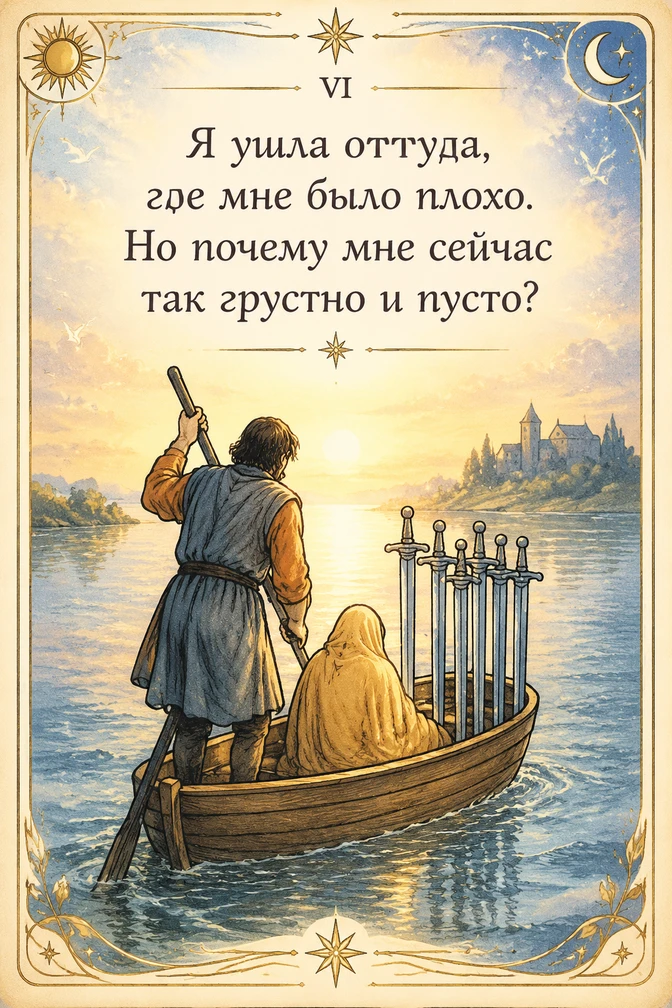 «Я ушла оттуда, где мне было плохо. Но почему мне сейчас так грустно и пусто?»