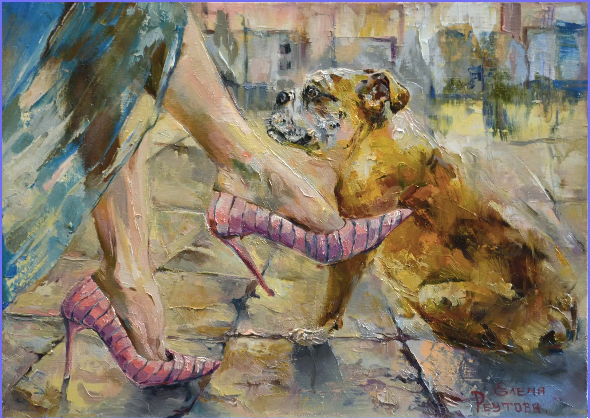 Серия "Собаки - ноги".