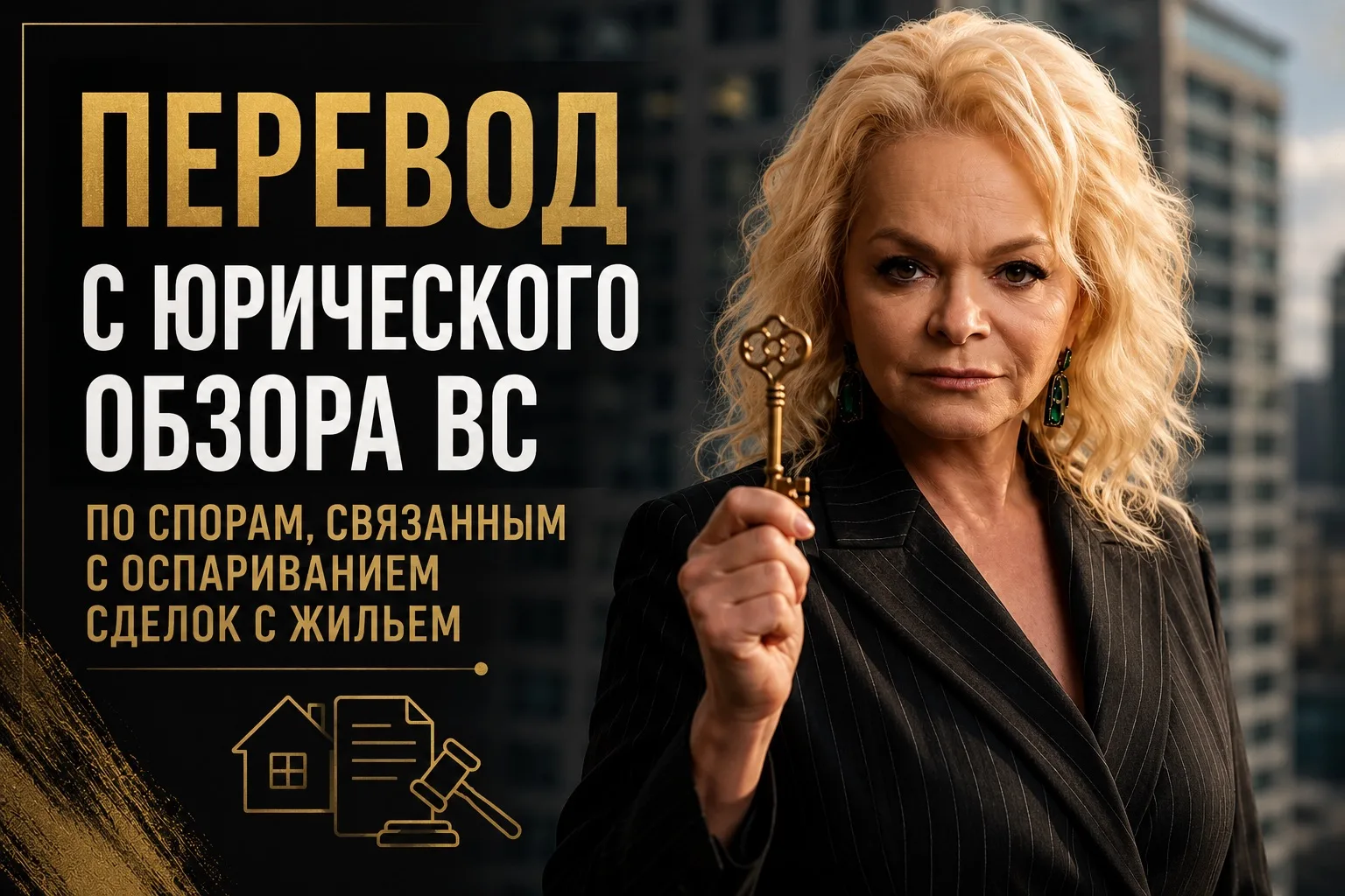 Прочитала обзор ВС по спорам, связанным с оспариванием сделок с жильем, чтобы перевести его с юридич