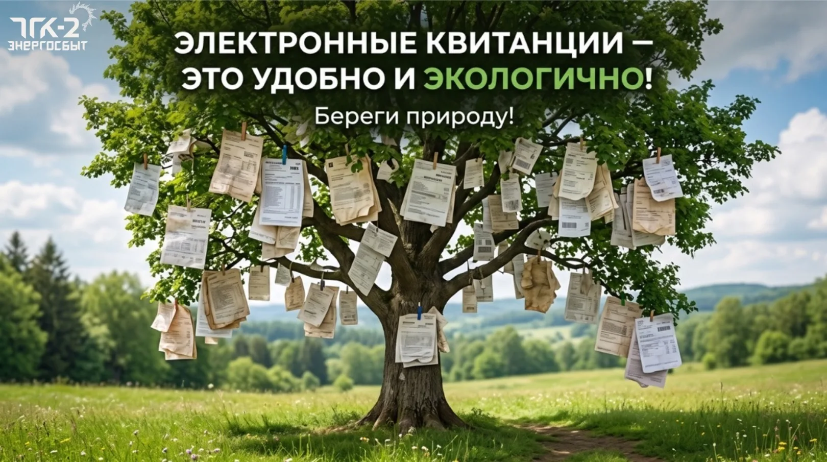 💡Электронный платёжный документ – это удобно и экологично! 
 
✅Электронная квитанция – полноценный 