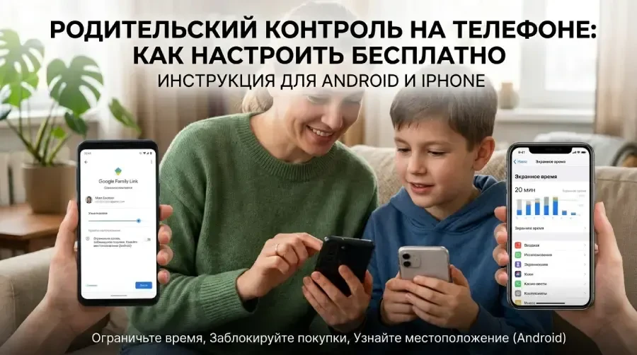 Ребёнок засиживается в телефоне до ночи? 🌙