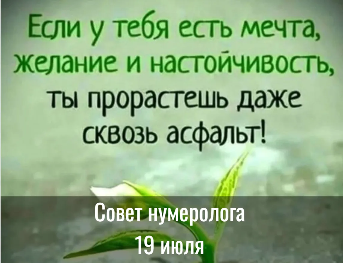 Совет дня от нумеролога на 19 июля