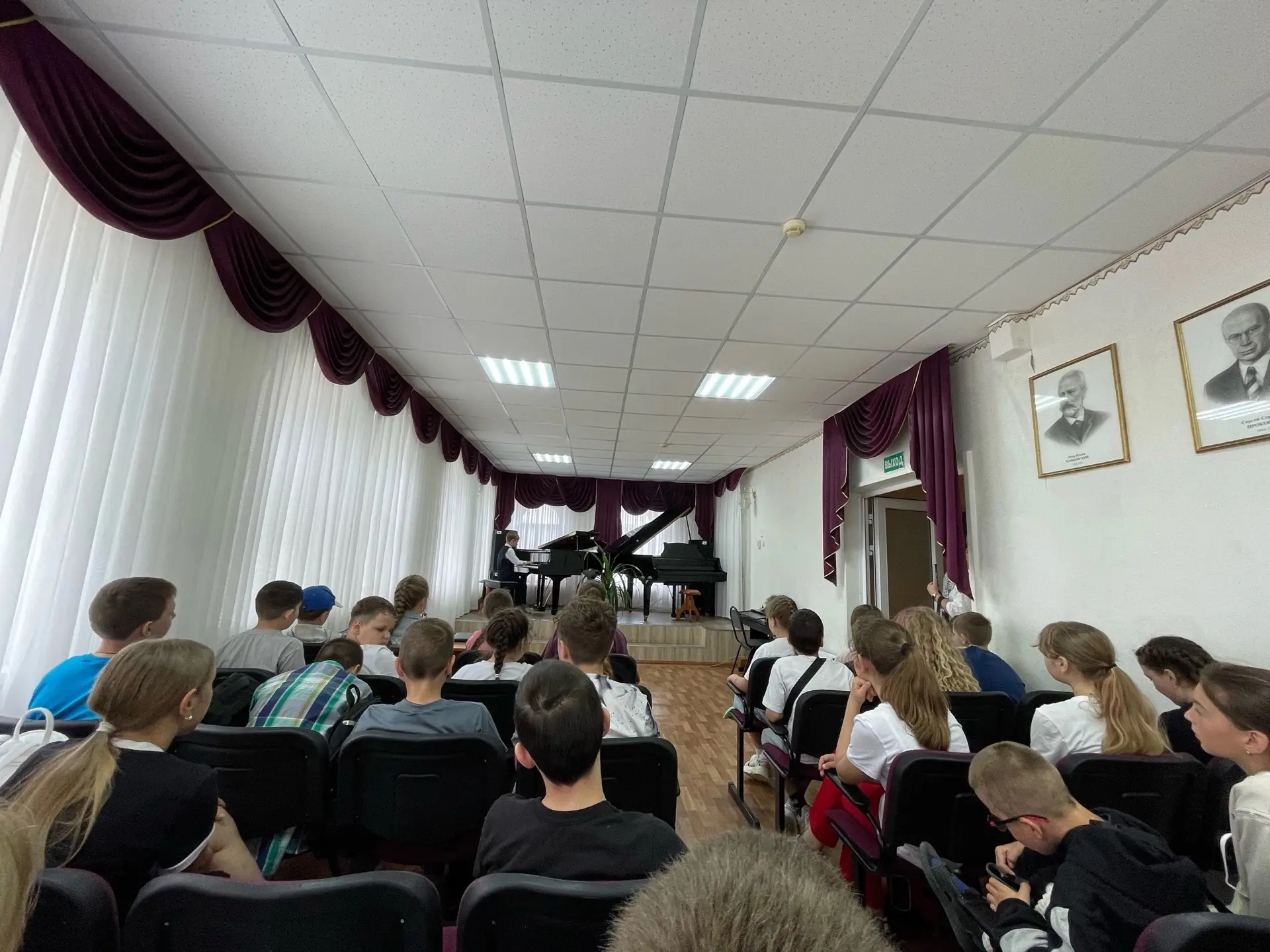 🌿5 день пришкольного лагеря стал музыкальным ! 
Наши учащиеся вместе со сменой Движения Первых посе