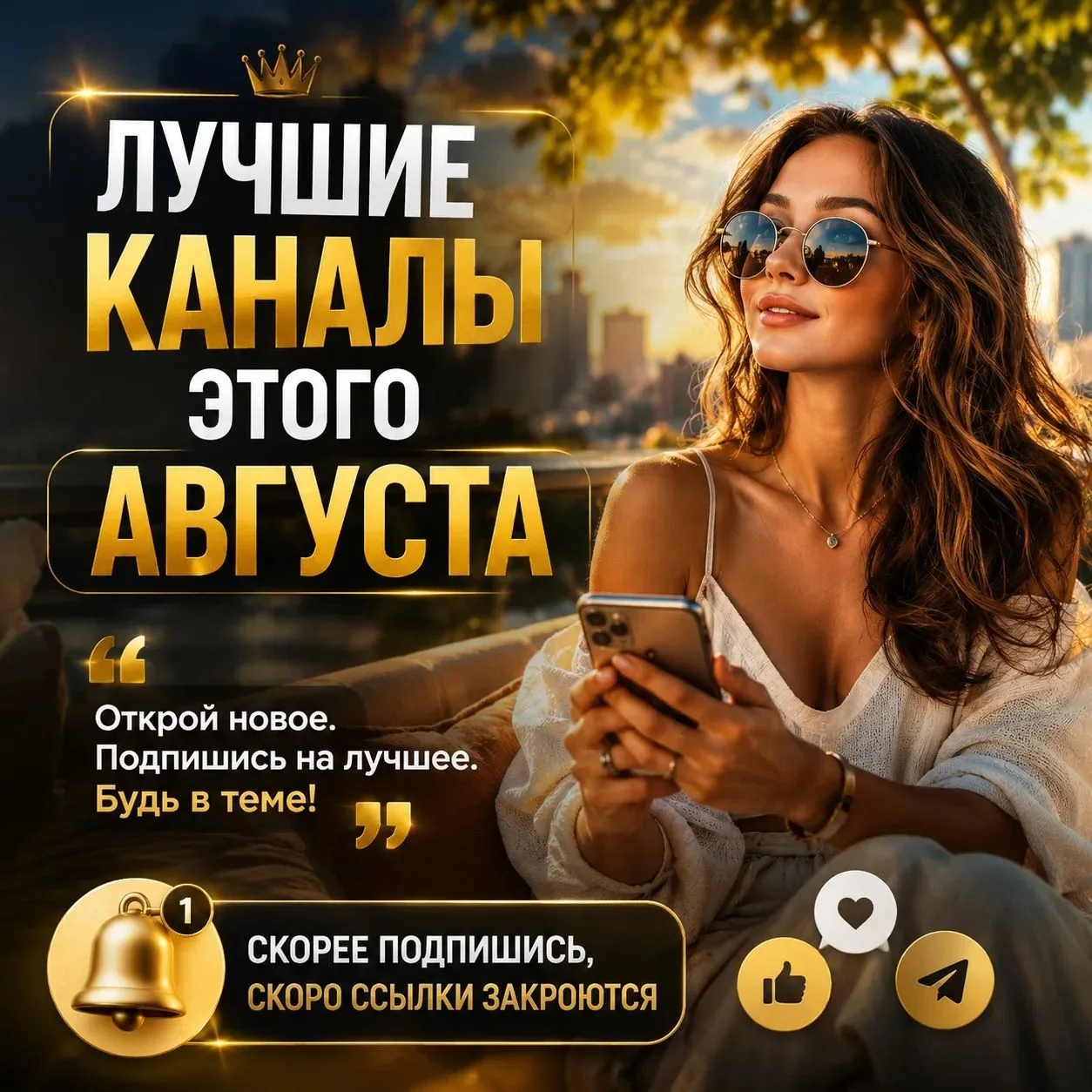 🔥 Топ каналов августа уже собран — только самое интересное, полезное и популярное!
