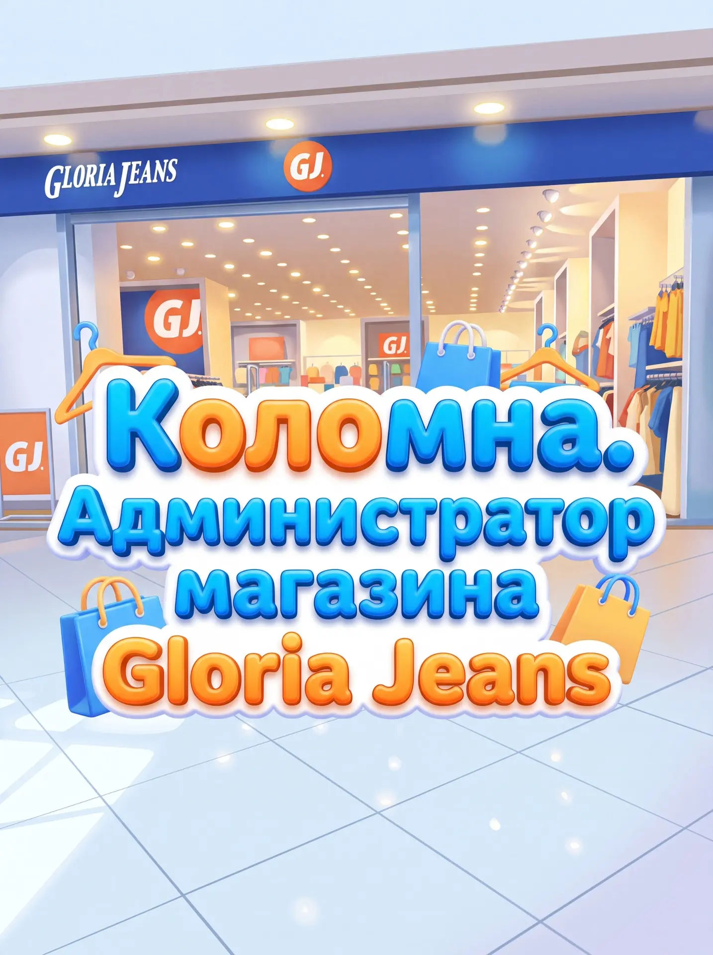 Коломна. Администратор магазина Gloria Jeans (ТЦ РИО)