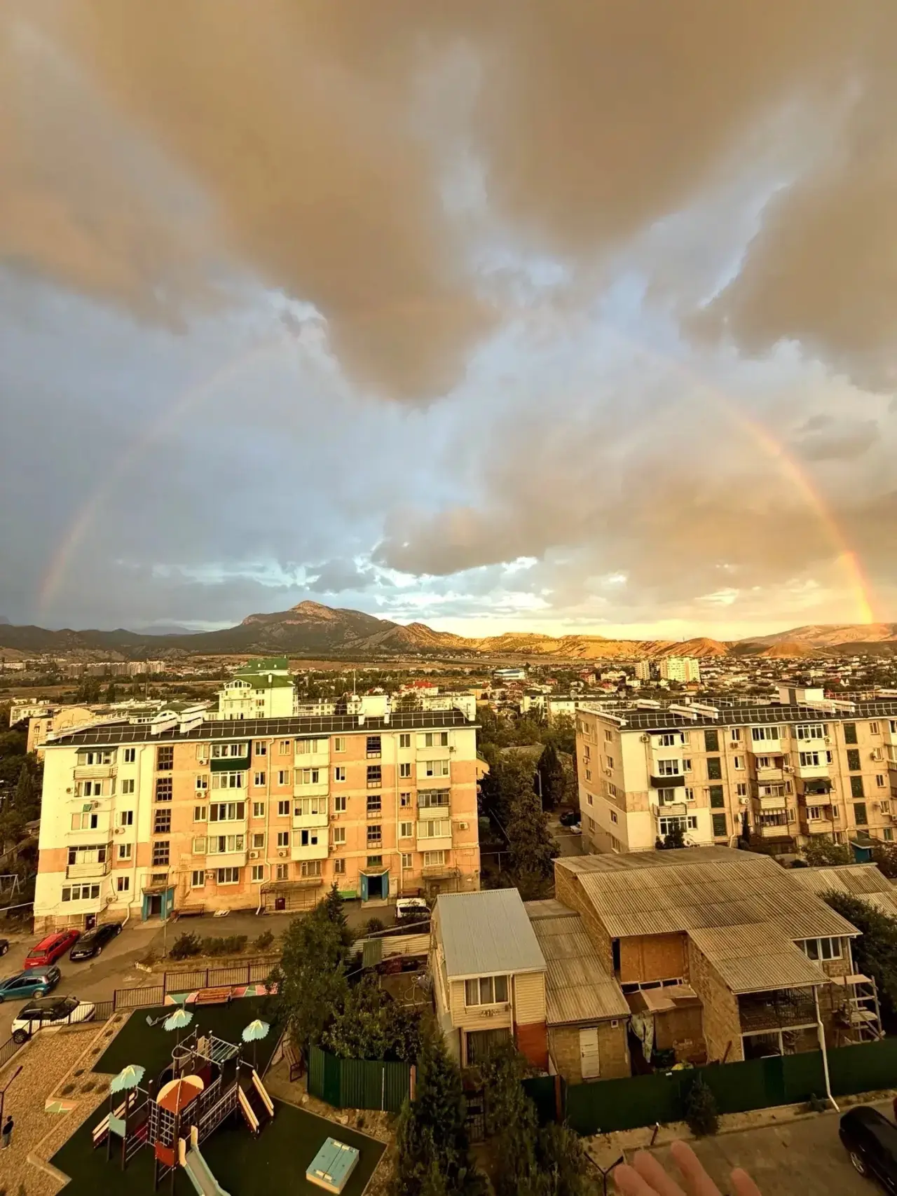 Радуга над Судаком прямо сейчас 🌈🤩