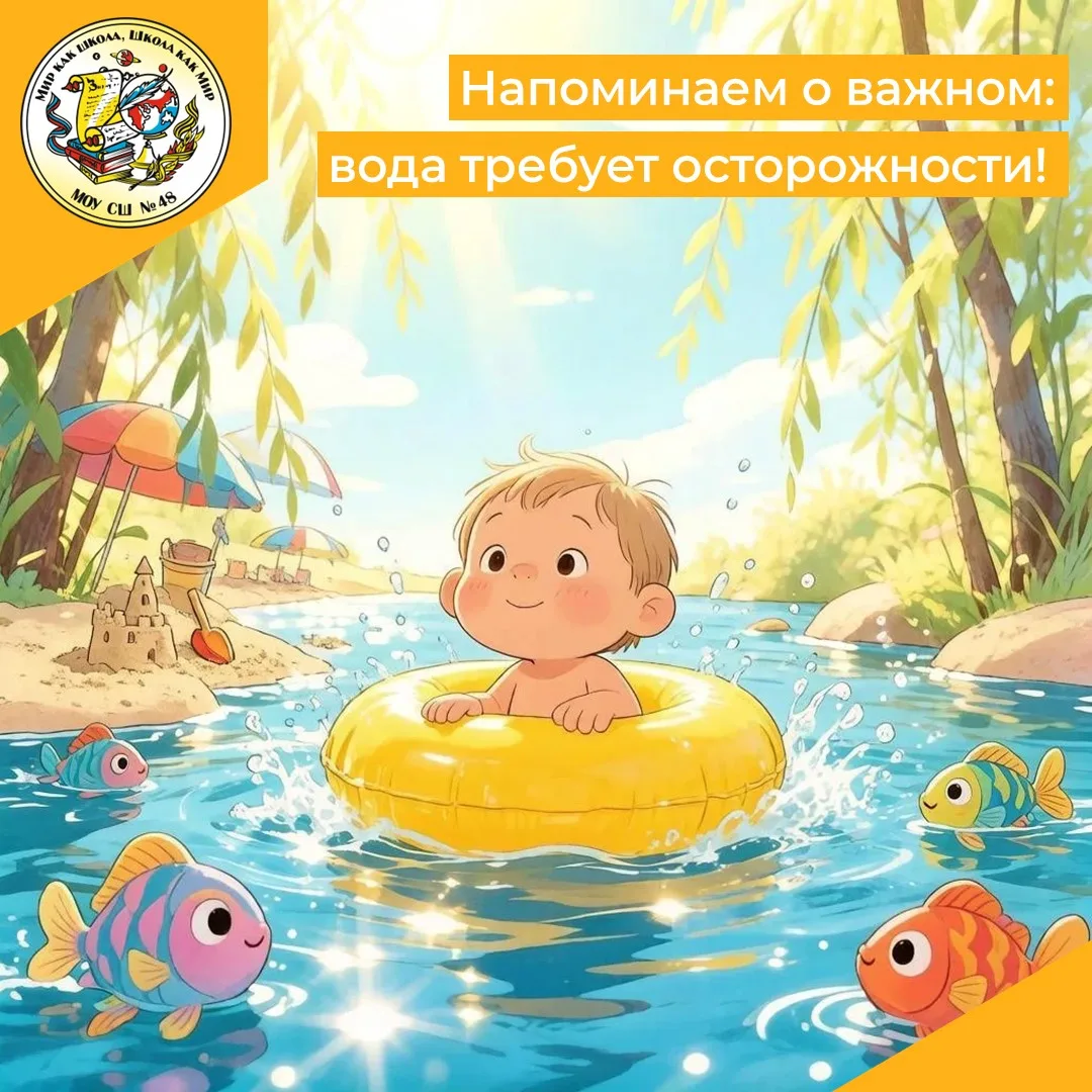 ☀️ Лето — это время солнца, отдыха и водных развлечений.