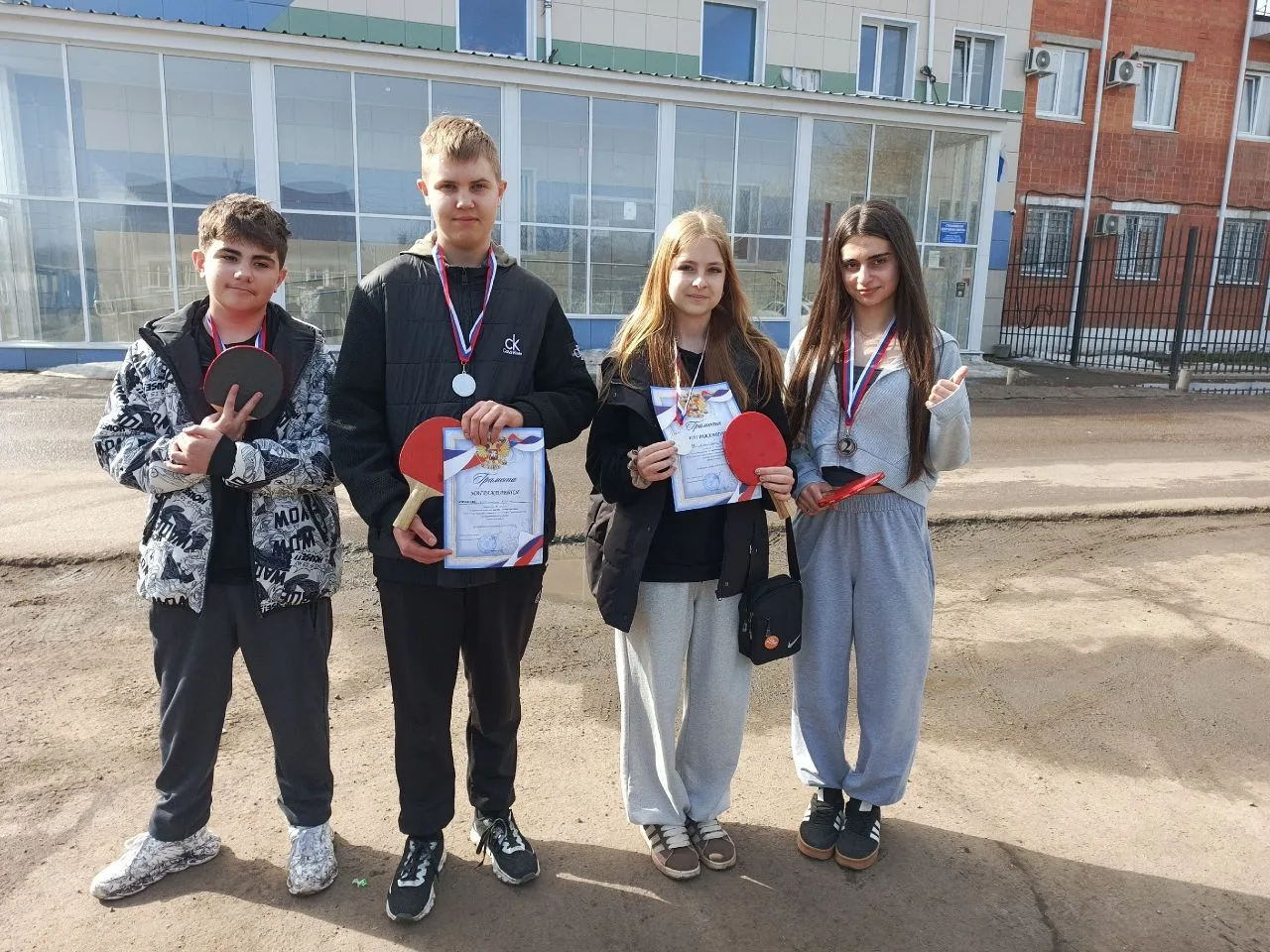 В соревнованиях по настольному теннису 🏓 XXII Спартакиады учащейся молодёжи Грибановск...