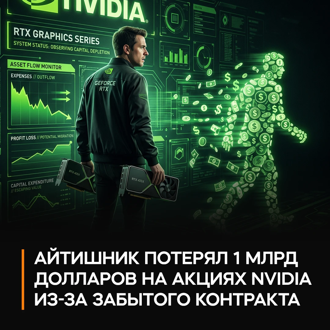 💸 Программист нашёл в шкафу старый контракт с NVIDIA и узнал, что ему недоплатили акци...