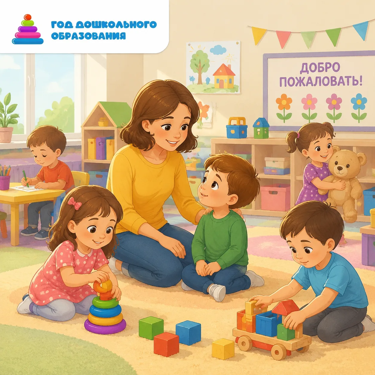 Лето — идеальное время для мягкой адаптации в детском саду! 🌞

Родители, не бойтесь начинать садик 