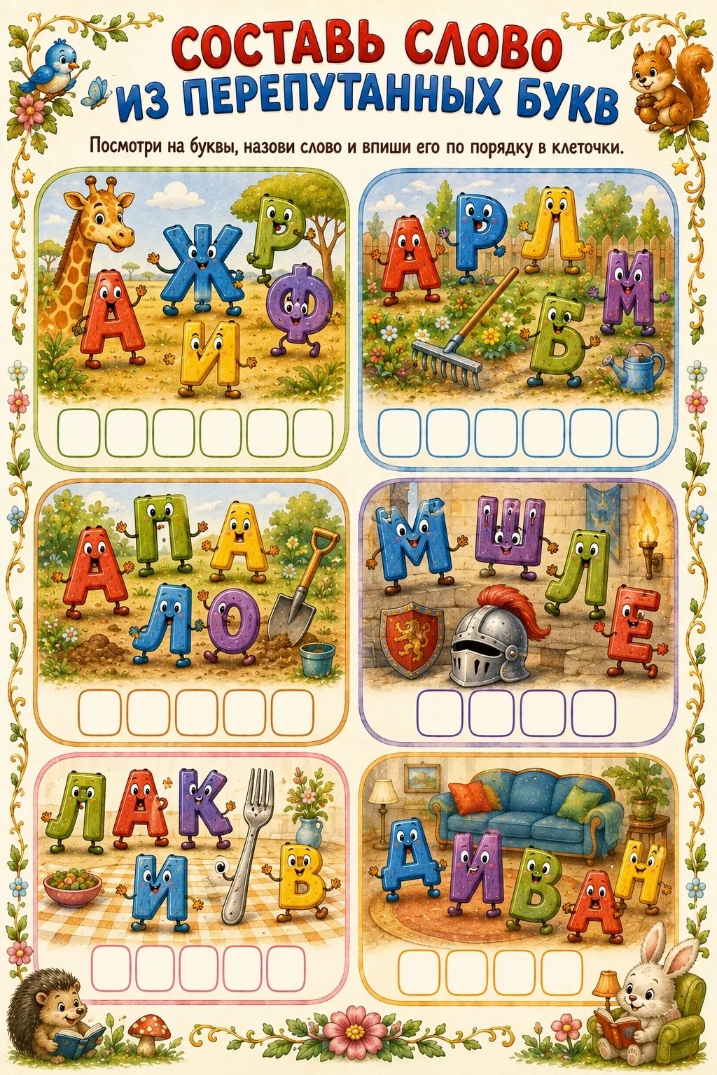 🌟 Играем в слова — учимся с удовольствием!