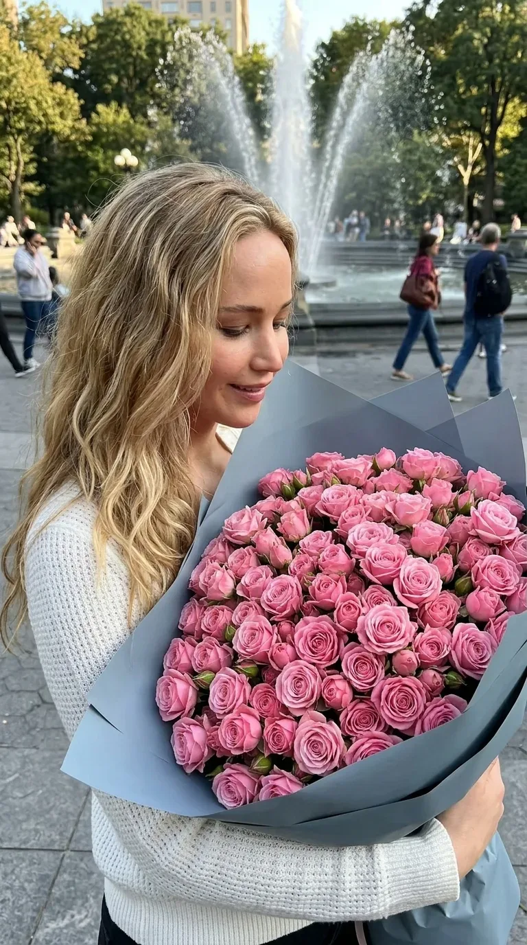 💐 Портрет c роскошным букетом