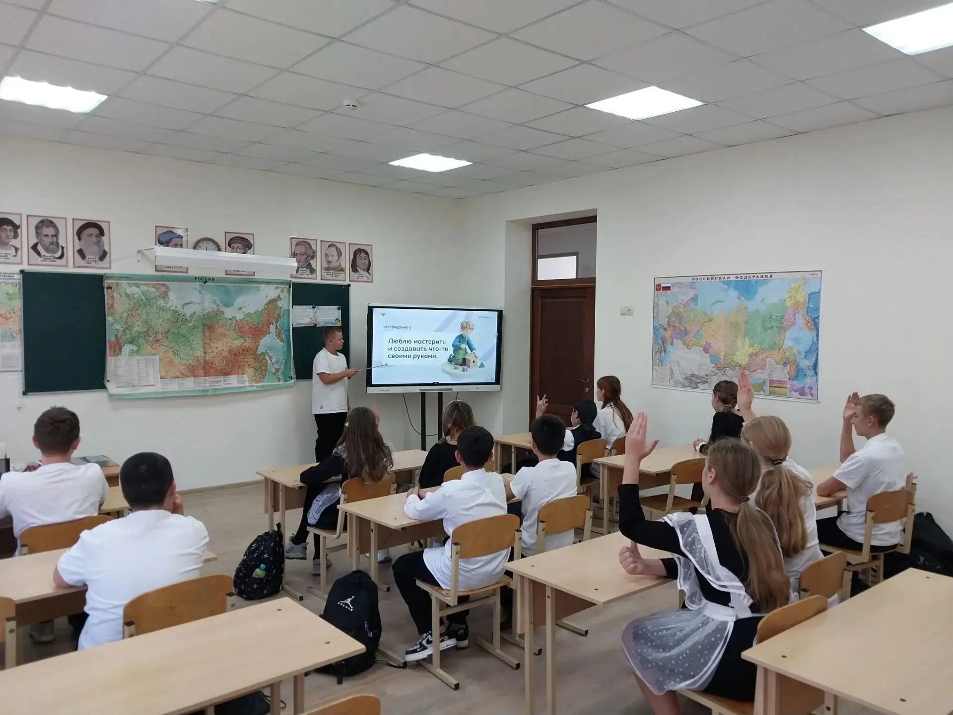 Сегодня в МКОУ  "СОШ ст. Екатериноградской" для учащихся 6-11 классов прошло первое уст...
