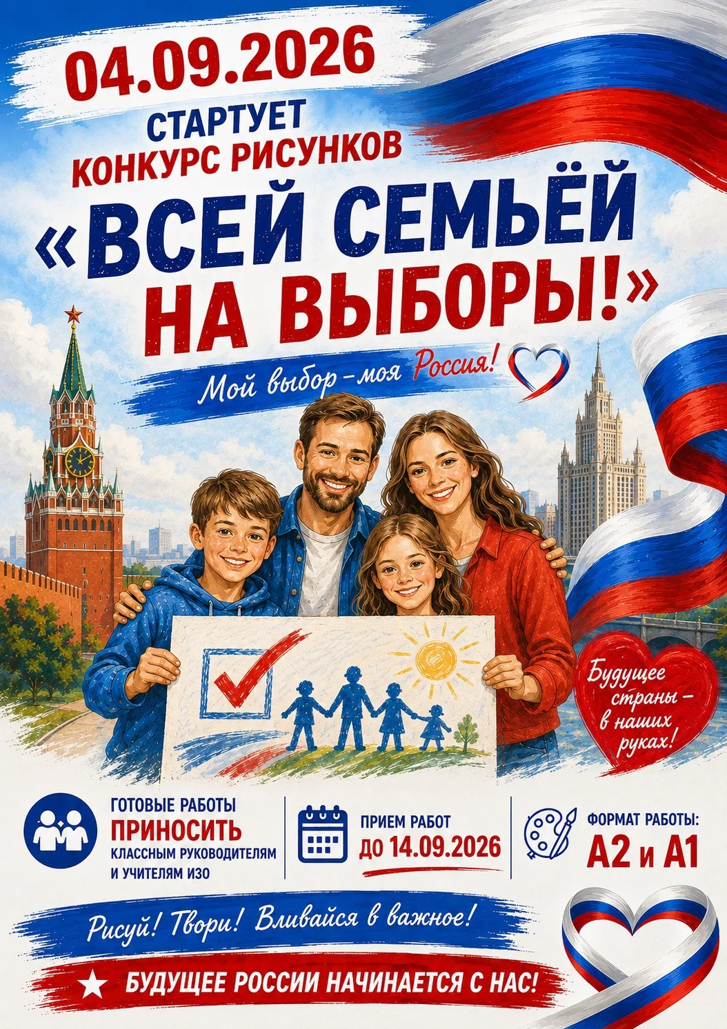 🇷🇺 «ВСЕЙ СЕМЬЁЙ НА ВЫБОРЫ!»