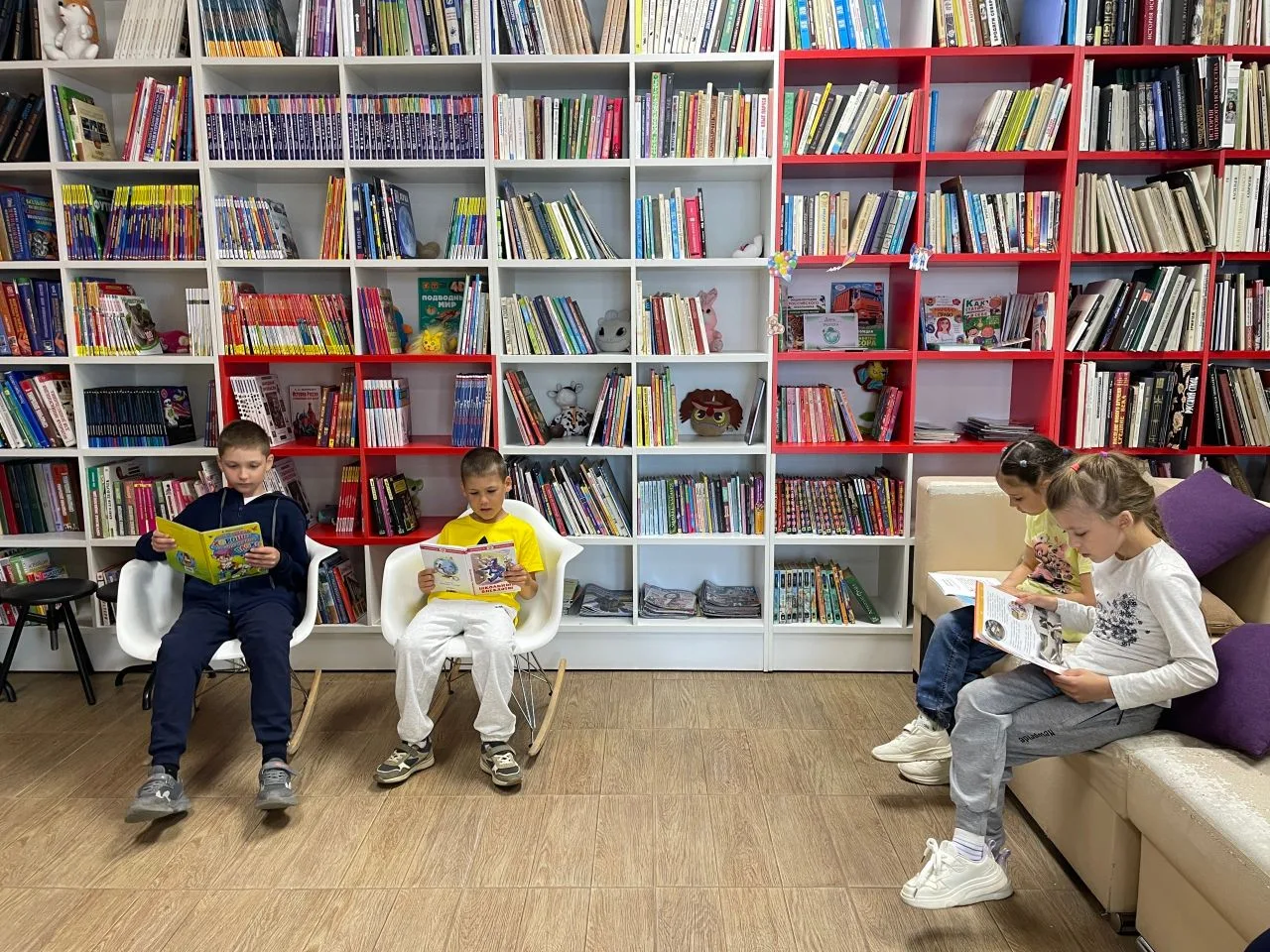 Интеллектуальный десант в библиотеке 👧👦📚