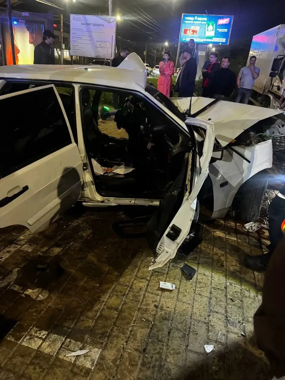❗️Серьезная авария случилась накануне вечером на Московском шоссе около остановки «Втор...