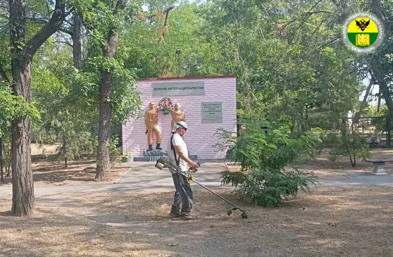 В населённых пунктах городского округа Мелитополь продолжаются работы по благоустройству