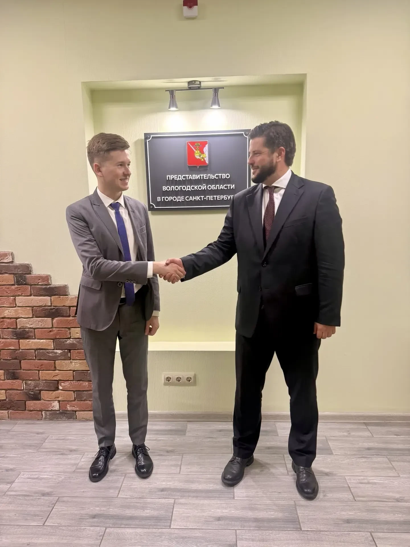 Руководитель Представительства Вологодской области в Санкт-Петербурге Юрий Игоревич Лил...