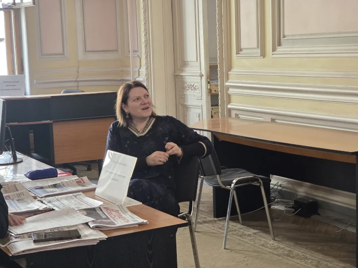 ❇ Цикл лекций «Малые народы России в единой семье»  🔹 13 мая в читальном зале библиотеки состоялась 