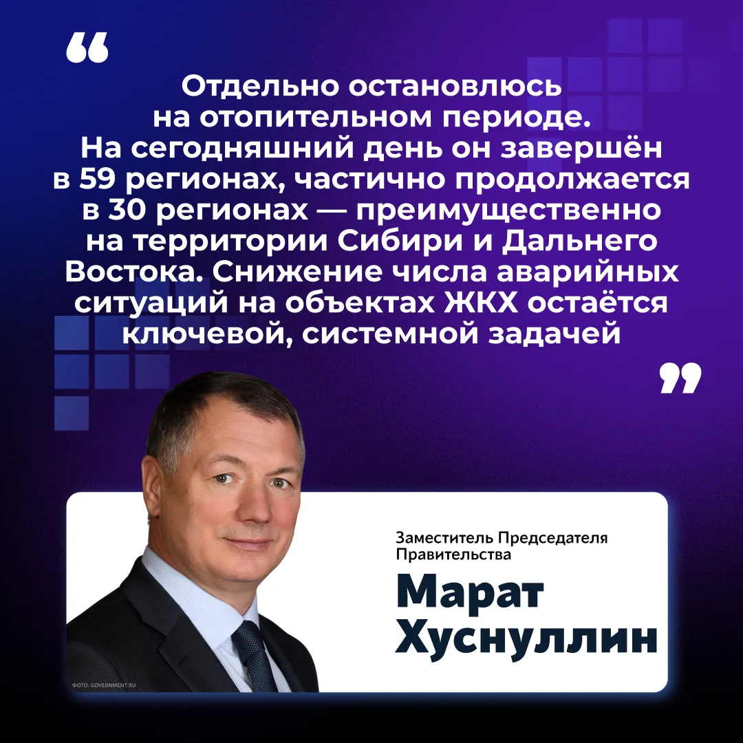 Заместитель Председателя Правительства Марат Хуснуллин провёл заседание президиума Правительственной