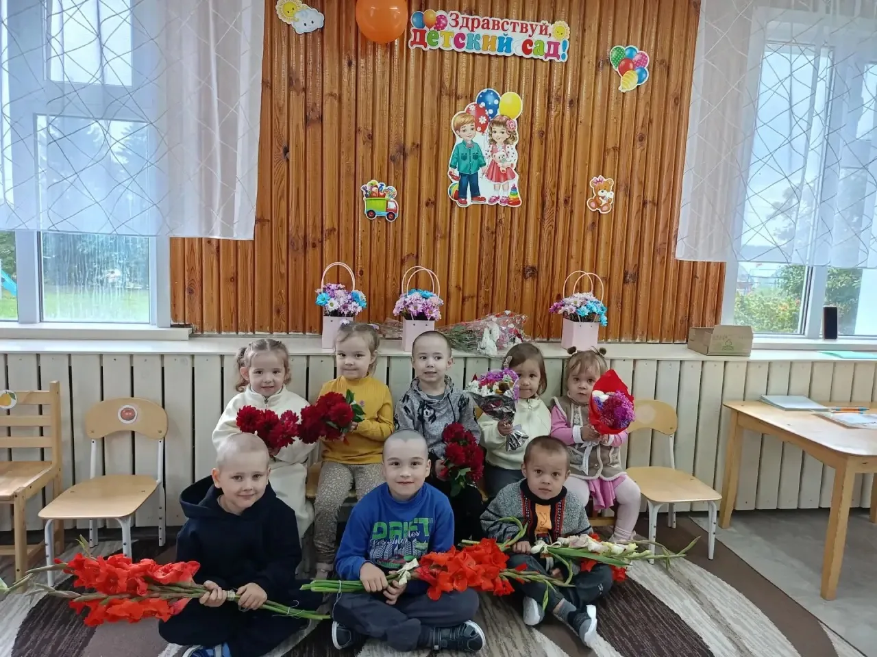 Балалар бакчасында яна уку елы башланды. Хэерле сэгатьтэ булсын📚
