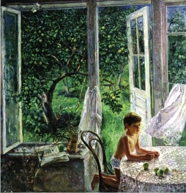 «Летний день. Портрет сына», Людмила Войнова-Чибис (1990 год).