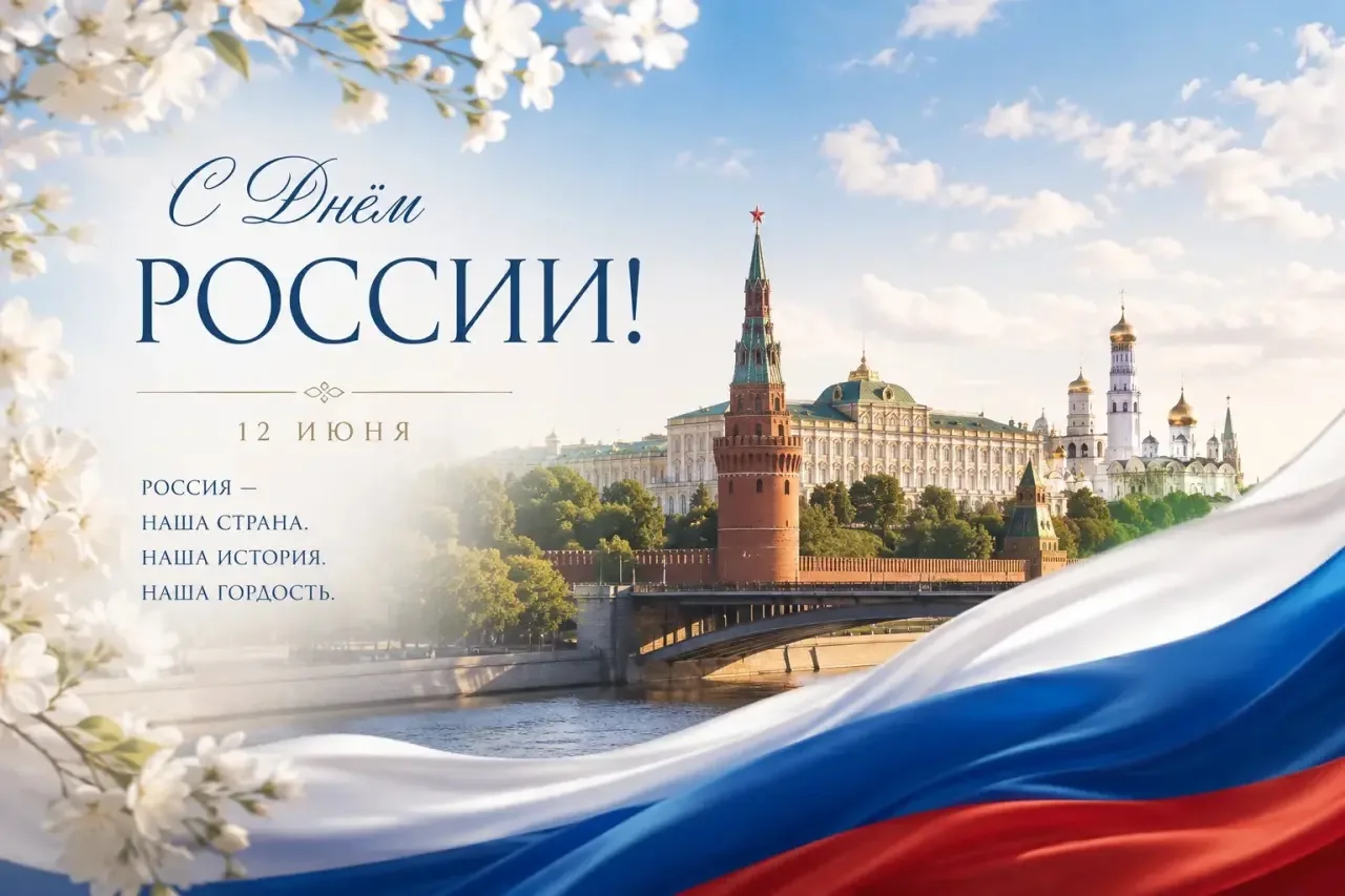 🇷🇺 День России — это день гордости за прошлое, ответственности за настоящее и веры в будущее. А бу