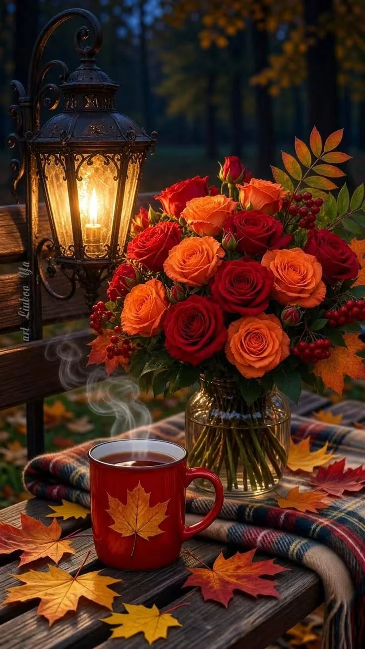 _______  🍁♥️🍂 У осени особые вечера...Без спешки и суеты...С уютными мыслями и тёплым...