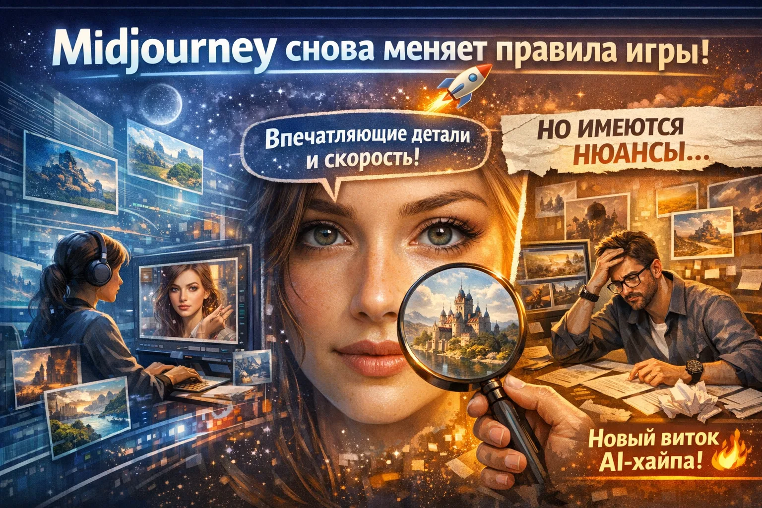 Midjourney снова меняет правила игры 🚀

Новая волна обновлений Midjourney снова привлекла внимание 
