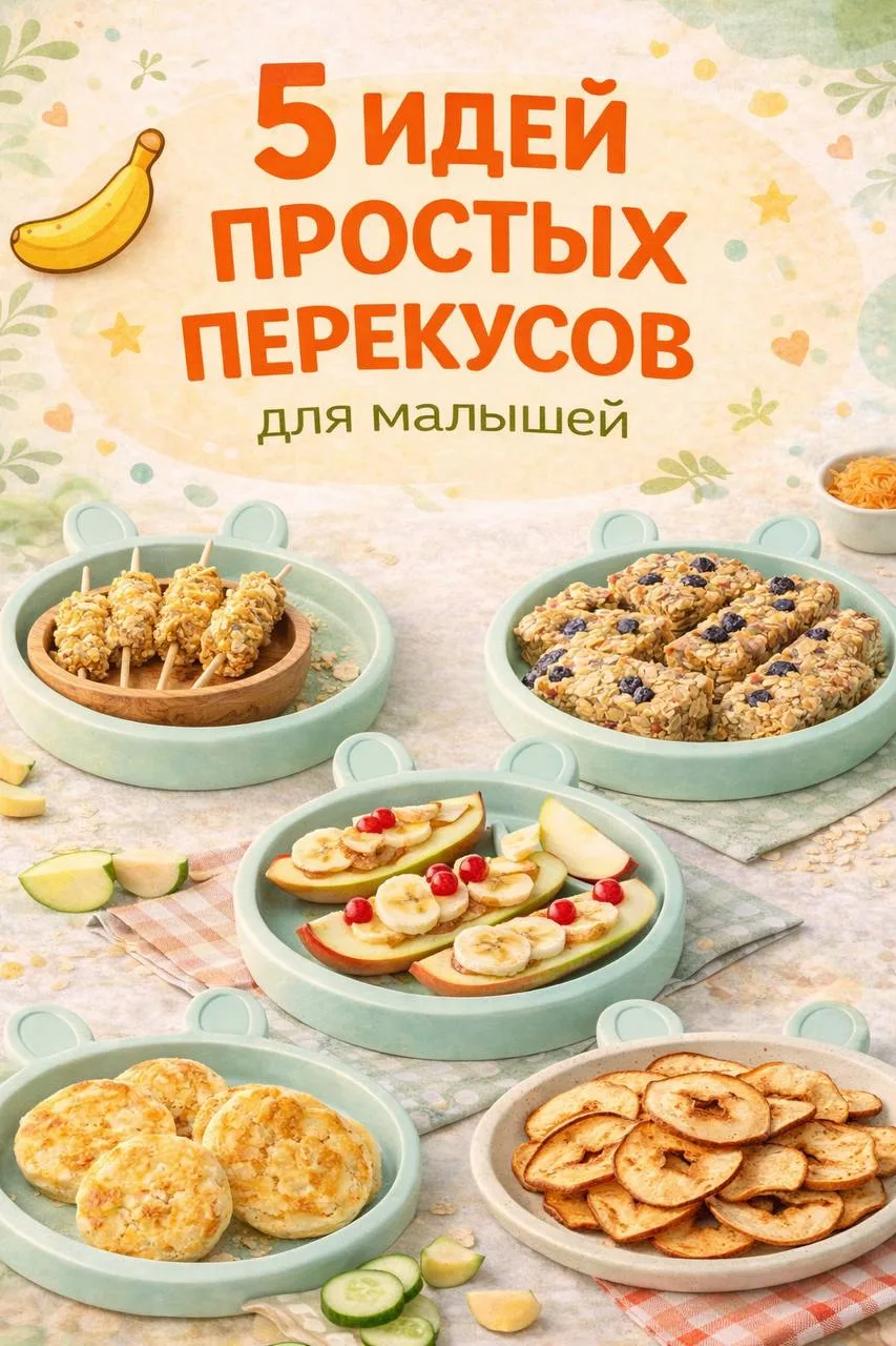 5 идей перекусов для малышей