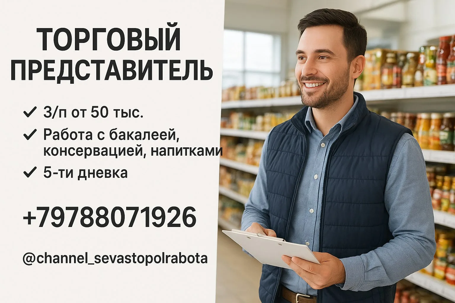 🔊 ТОРГОВЫЙ ПРЕДСТАВИТЕЛЬ