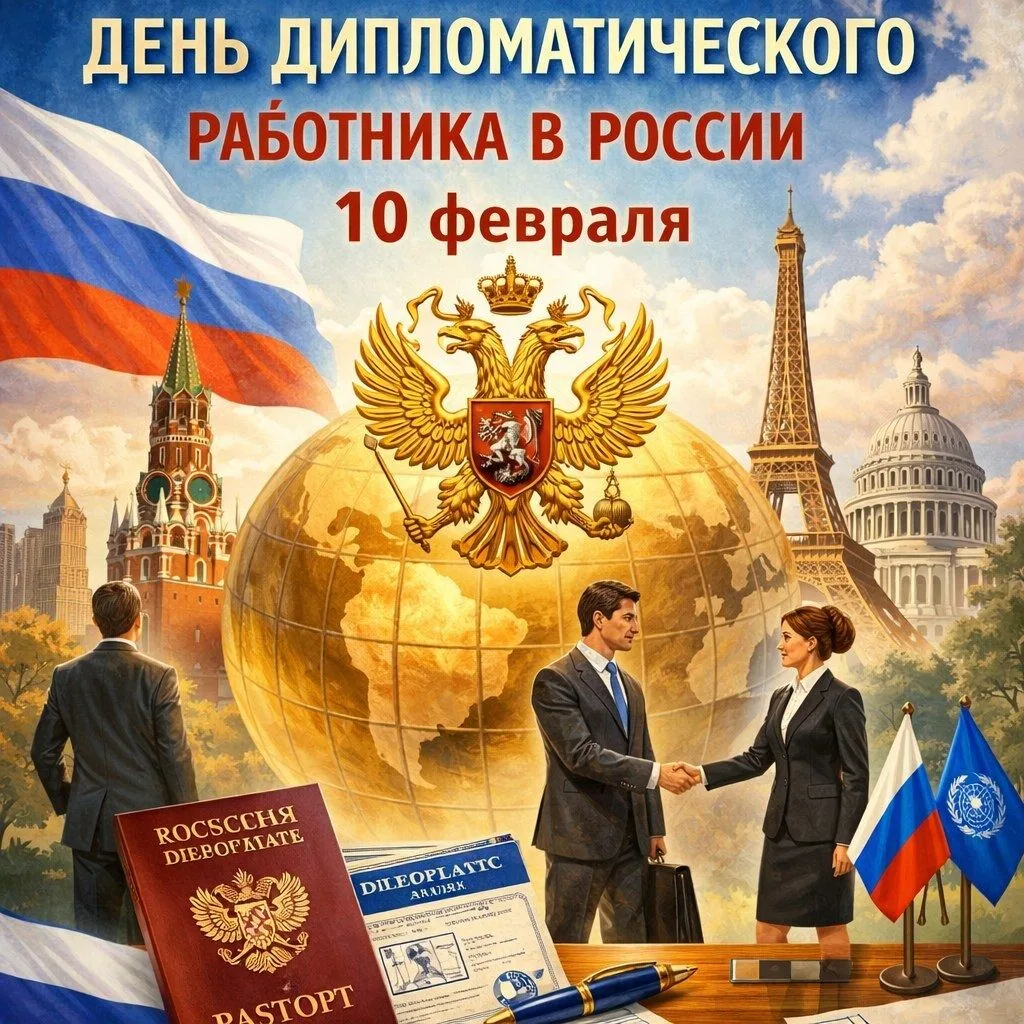#вшколеинтересно   10 февраля мы отмечаем День дипломатического работника — профессиональный праздни