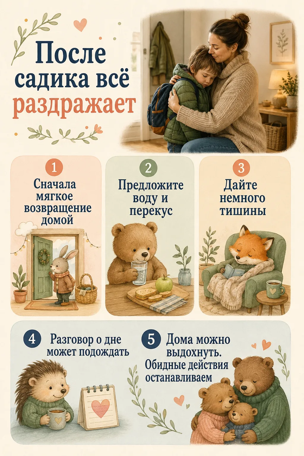 🏡 После садика всё раздражает