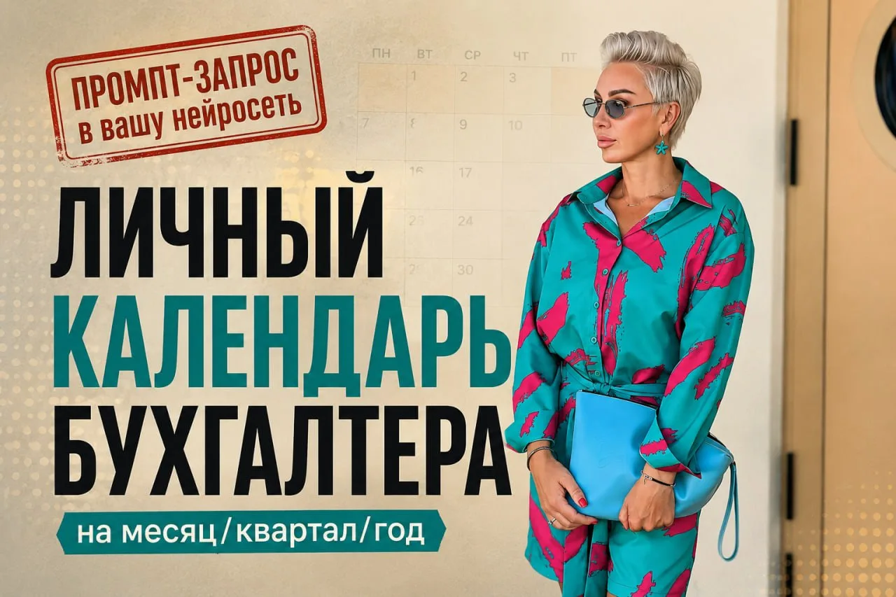 ЛИЧНЫЙ КАЛЕНДАРЬ БУХГАЛТЕРА на месяц/квартал/год