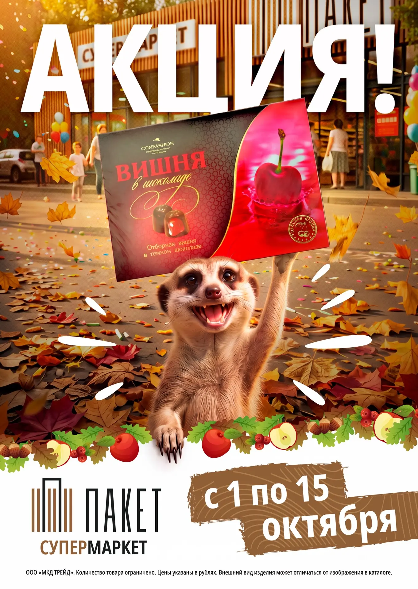 Выгодное предложение в супермаркете «Пакет»!🛍