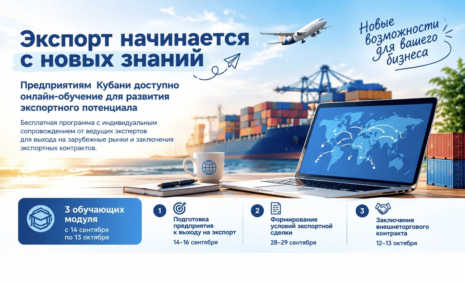 🌍 Предприятия региона могут усилить экспортные возможности