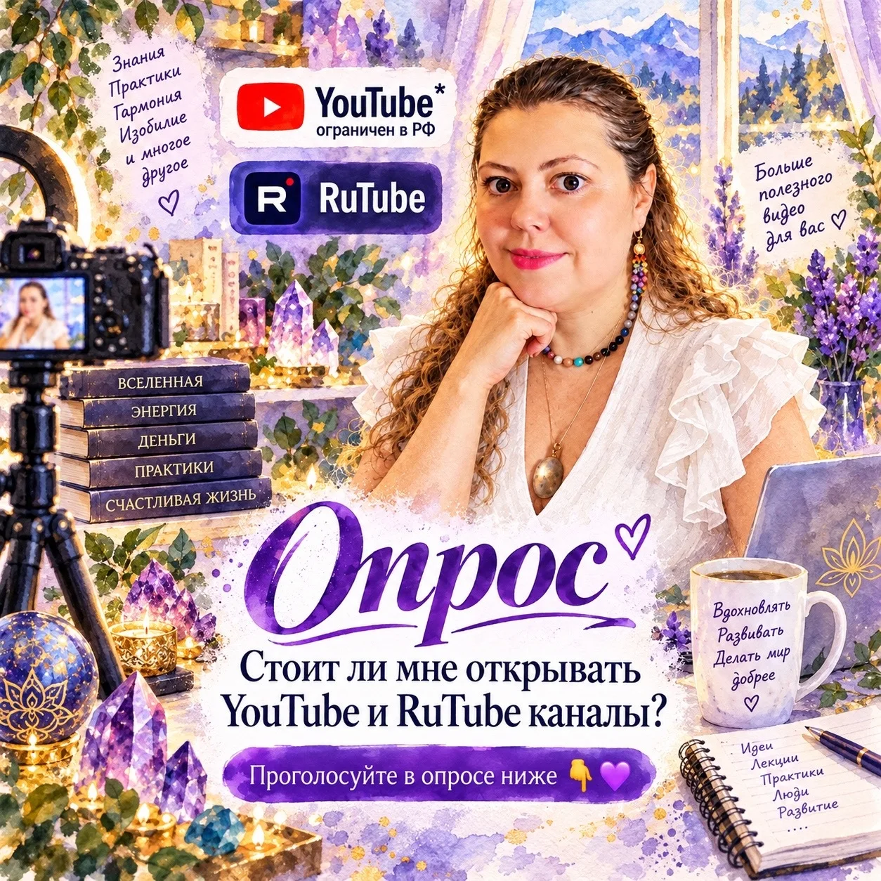 🎥 Опрос. Стоит ли мне открывать YouTube и RuTube каналы?