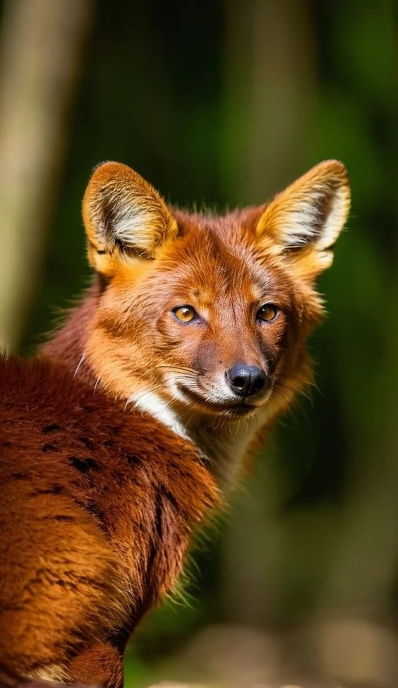 🦊 МИР ЖИВОТНЫХ И РАСТЕНИЙ: ЗНАКОМЬТЕСЬ — КРАСНЫЙ ВОЛК! 🌏  Сегодня в нашей рубрике мы поговорим о ред