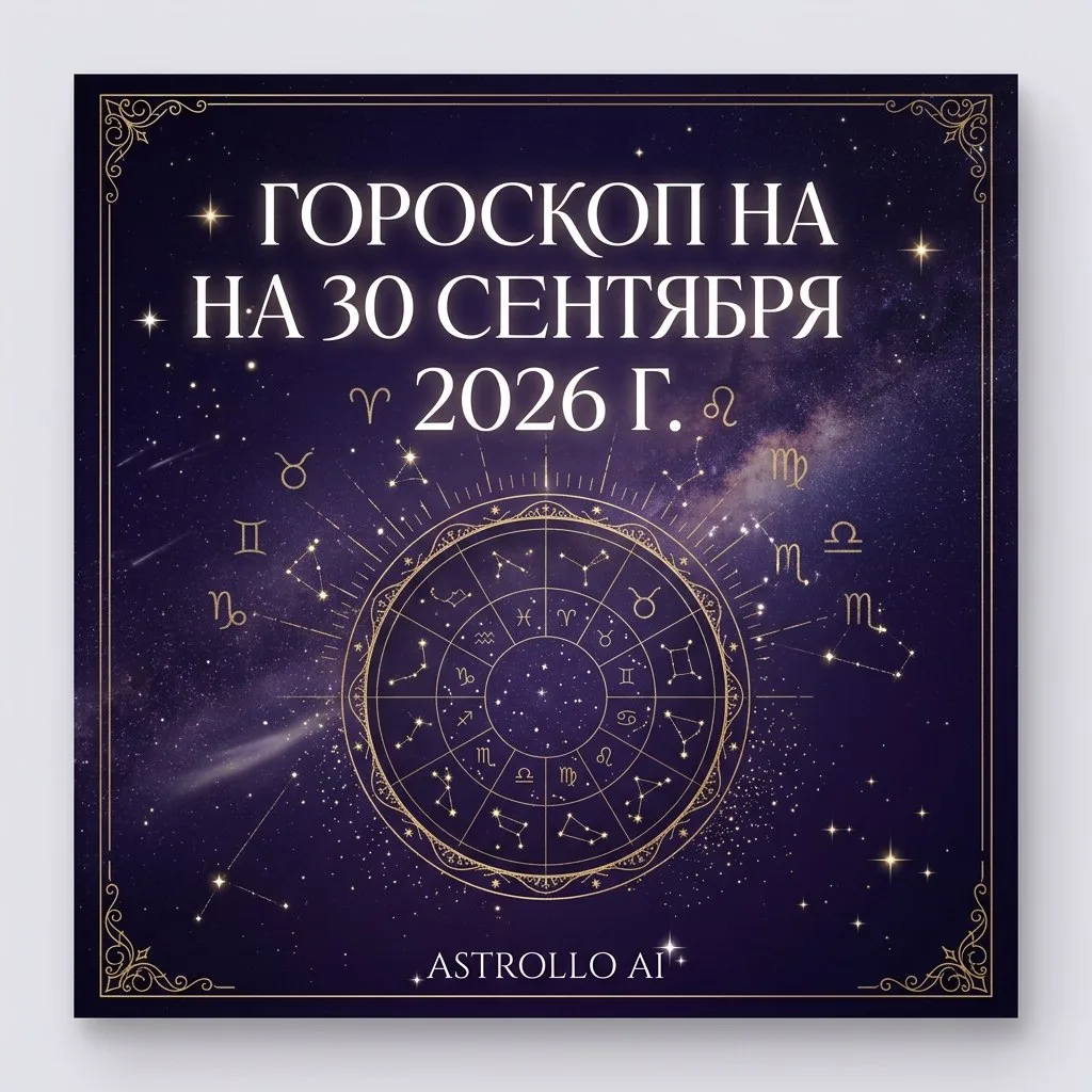 🔮 Гороскоп на 30 сентября 2026 г.