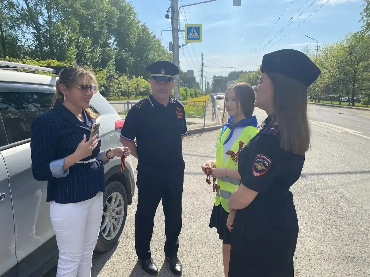 В канун празднования 81 -годовщины Победы в Великой Отечественной войне сотрудники ОГИБДД МВД по г.У