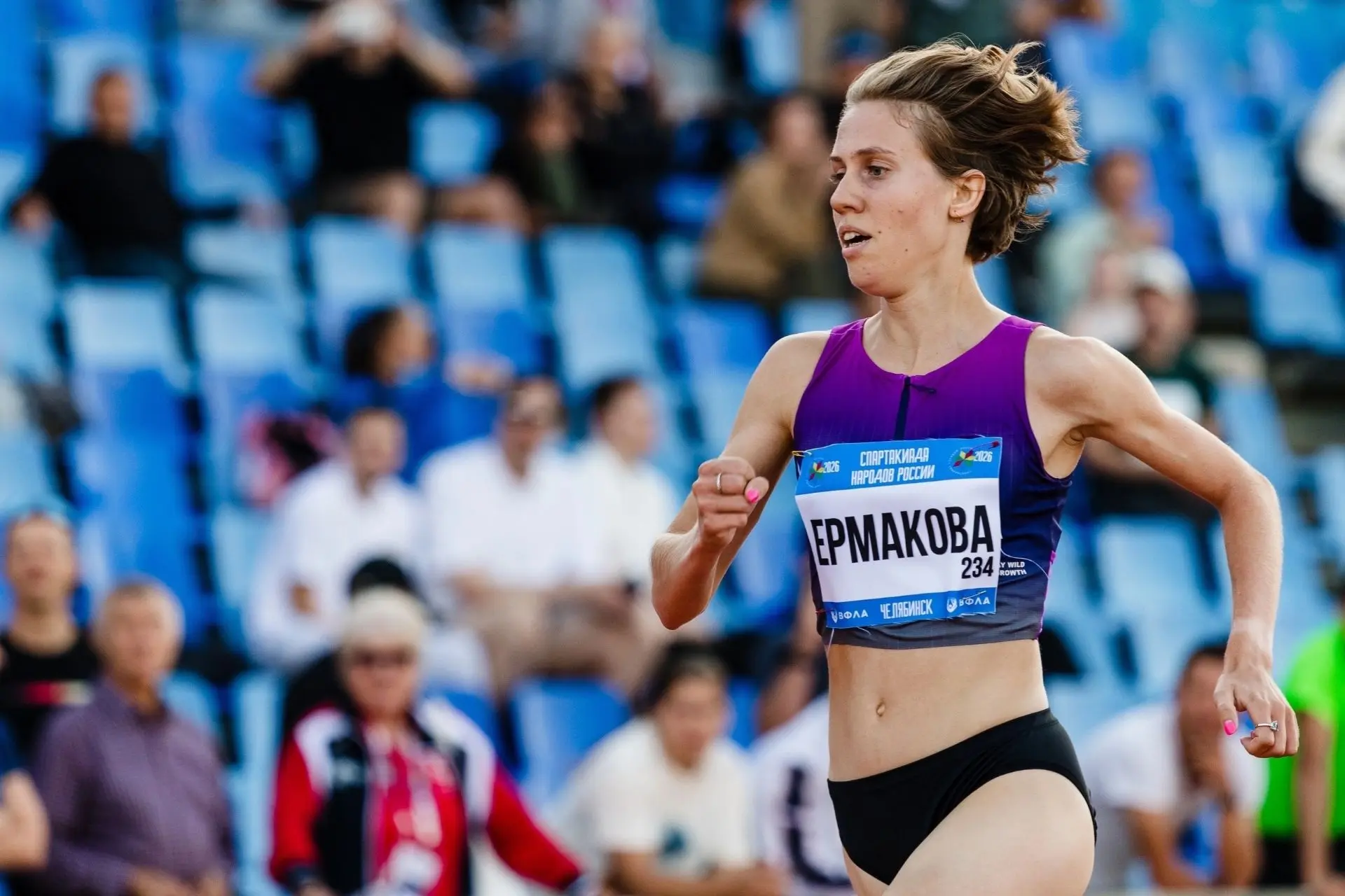 Мария Ермакова - чемпионка Спартакиады  народов на 10 000 метров👏