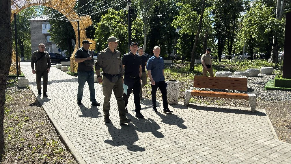✅ Посетил подшефную территорию Челябинской области на Донбассе - город Ясиноватая  Осмотрел обновлен