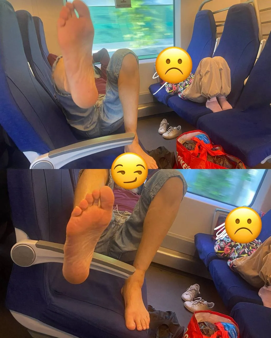 🚆 «Я делаю что хочу»: пассажир превратил электричку Сочи — Адлер в личную спальню и возмутил людей.