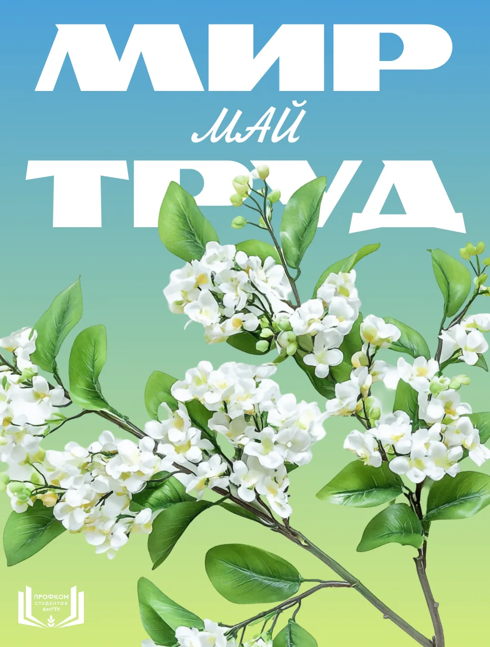 Привет! Профком студентов АлтГТУ говорит вам: с Первомаем!🌸 

1 мая - это Международный день солида