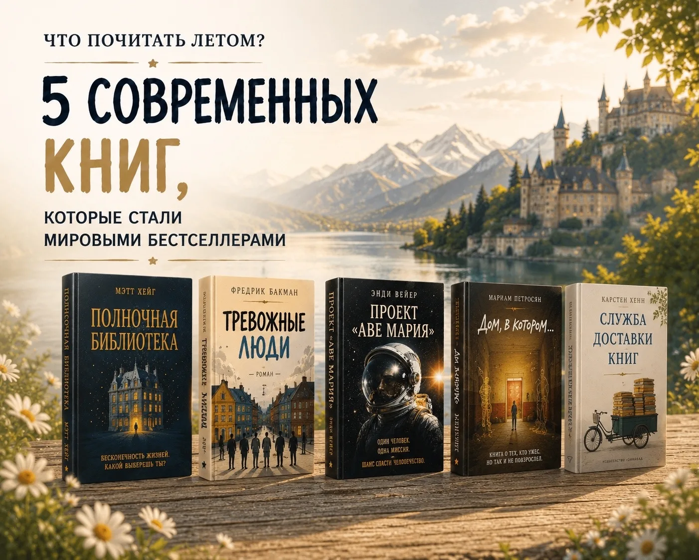 📖Что📖то почитать летом?
Лето – отличное время, чтобы открыть для себя новую историю, познакомиться