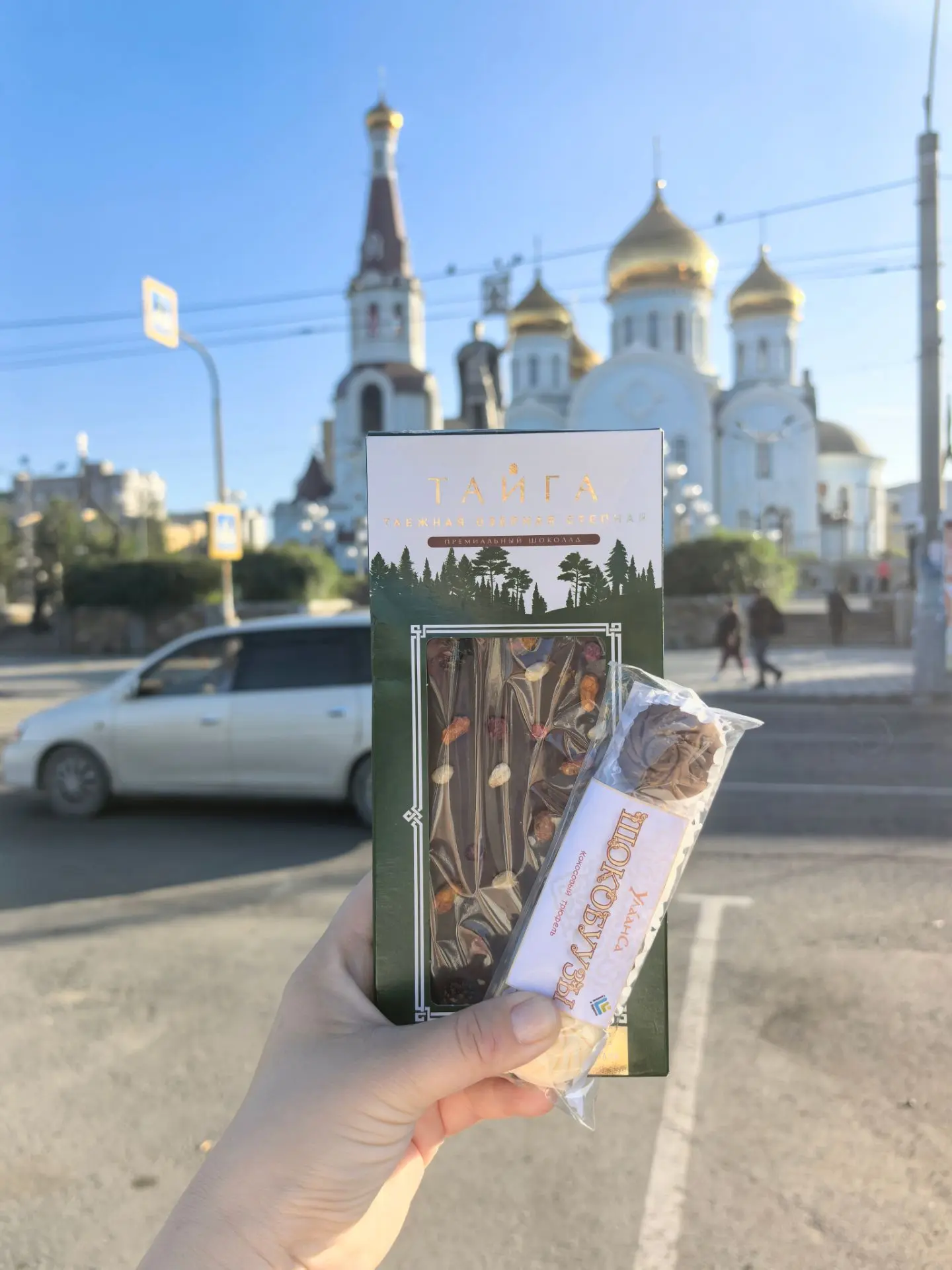 Провели тест: в обычный рюкзак положили шокобуузки, шоколадки Тайга и Степь, довезли на поезде до Чи